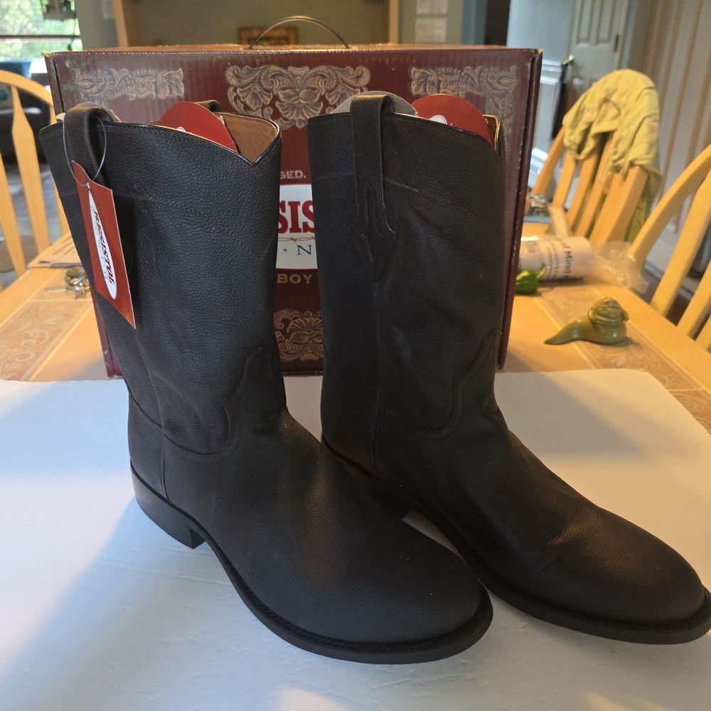 Resistol Men's Black Western Boots 11.5